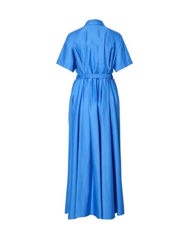 Y.A.S. Simana SS Long Dress Marina  (26040123 MARINA) - MerkenOutlet