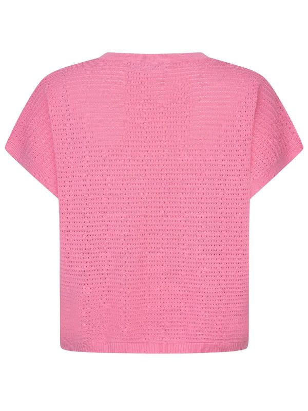 Ydence Elin Knitted Top Coral Pink  (CS2607-133 PINK) - MerkenOutlet