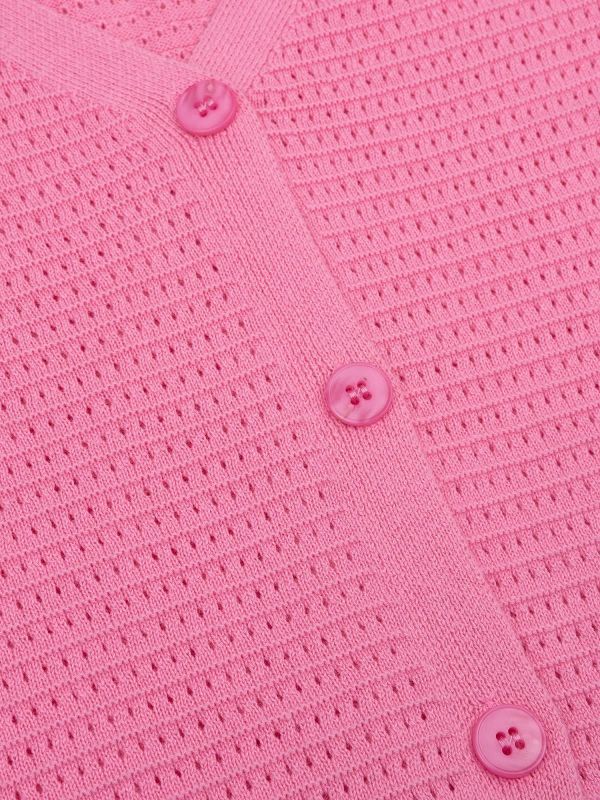 Ydence Elin Knitted Top Coral Pink  (CS2607-133 PINK) - MerkenOutlet