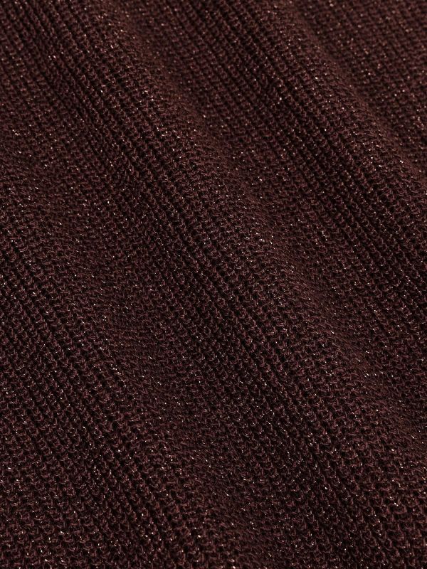 Ydence Lux Knitted Top Brown  (HSK2611-021 BROWN) - MerkenOutlet