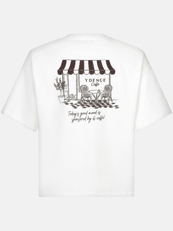 Ydence T-Shirt Café Offwhite  (HSS2648-002 OFFWHITE) - MerkenOutlet