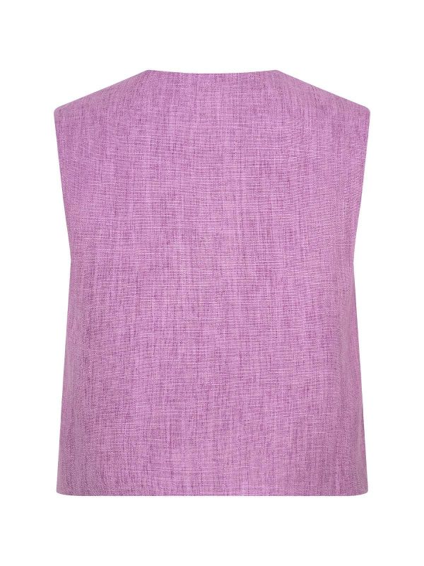 Ydence Amanda Gilet Purple  (SS2604-156 PURPLE) - MerkenOutlet
