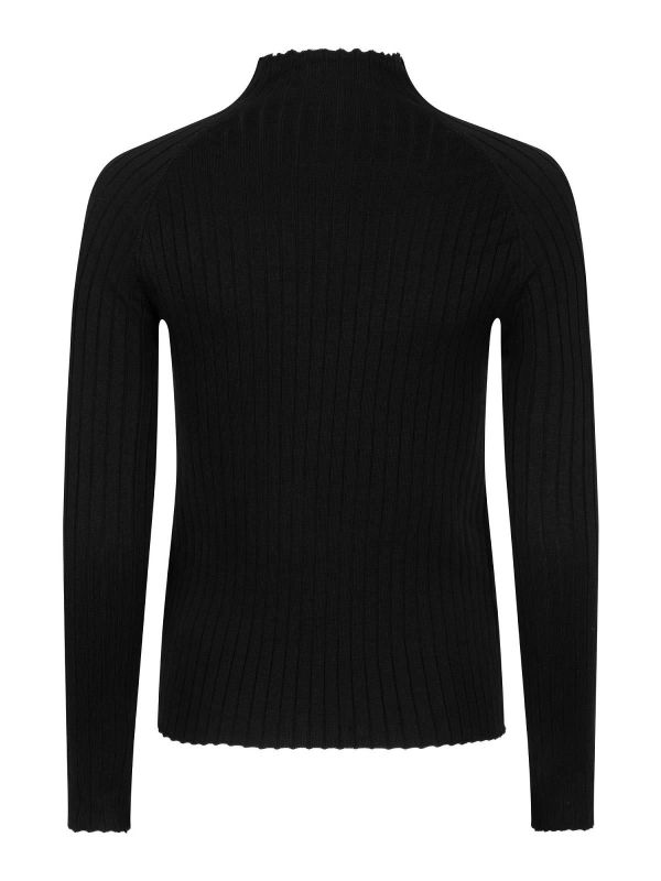 Ydence Kit Knitted Top Black  (FC2422-181 black) - MerkenOutlet
