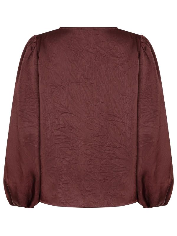 Ydence Nyma Top Brown  (WS2506-021 BROWN) - MerkenOutlet