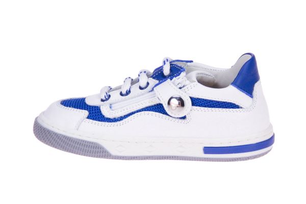 Zecchino d'Oro Wit-Blauwe Schoen  (1145-5A) - MerkenOutlet