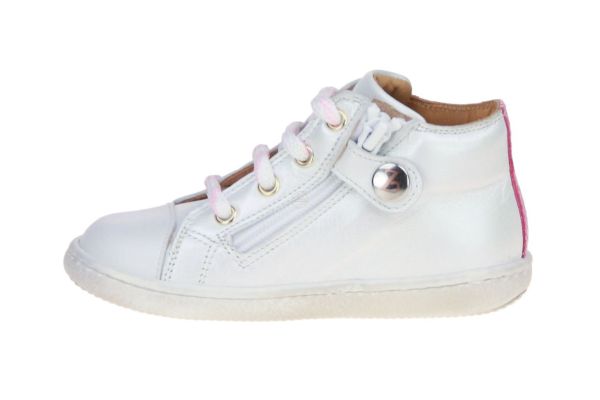 Zecchino d'Oro Wit Metallic Schoentje  (N12-1119) - MerkenOutlet