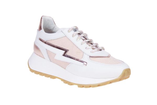 Zecchino d'Oro Wit-Roze Sneaker  (M02-6253-8E) - MerkenOutlet