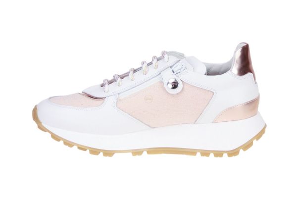 Zecchino d'Oro Wit-Roze Sneaker  (M02-6253-8E) - MerkenOutlet