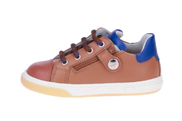 Zecchino d'Oro Cognac-Blauw Schoentje  (N12-1019) - MerkenOutlet