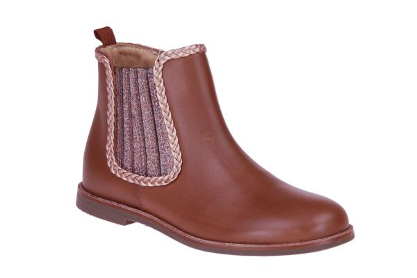 Zecchino d'Oro Cognac Enkellaars Glitter  (A15-1416-1505) - MerkenOutlet