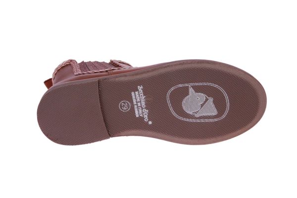 Zecchino d'Oro Cognac Enkellaars Glitter  (A15-1416-1505) - MerkenOutlet