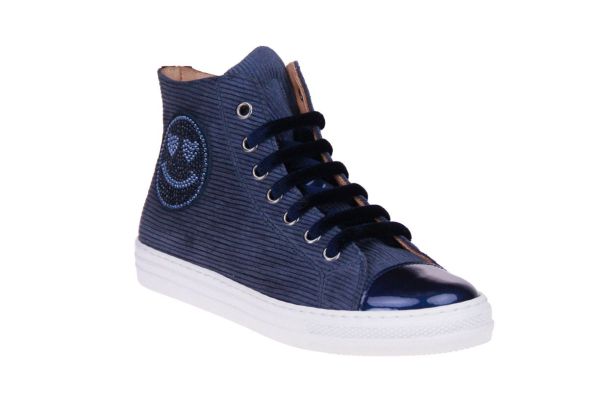 Zecchino d'Oro Blauw Hoge Sneaker  (F14-4511/510) - MerkenOutlet