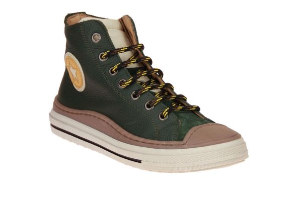Zecchino d'Oro Kaki Hoge Sneaker  (F13-4300/761) - MerkenOutlet