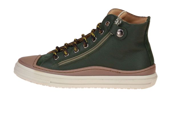 Zecchino d'Oro Kaki Hoge Sneaker  (F13-4300/761) - MerkenOutlet