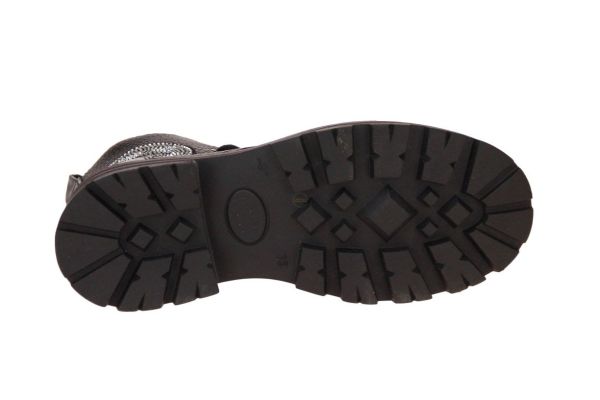 Zecchino d'Oro Zwarte Veterboot  (F20-5003/5653) - MerkenOutlet