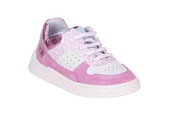 Zecchino d'Oro Sneaker Wit-Roze  (D101LA-814) - MerkenOutlet