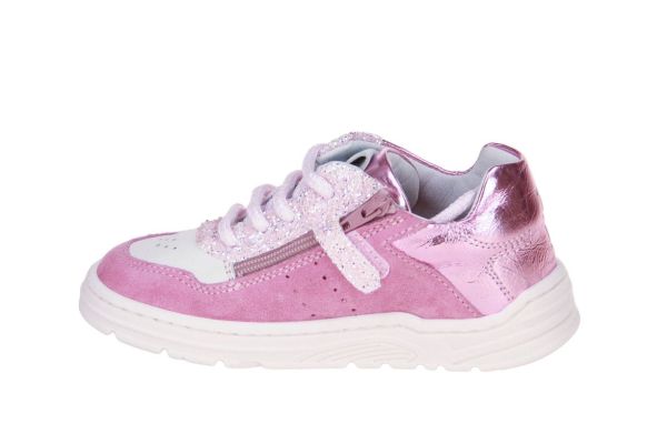 Zecchino d'Oro Sneaker Wit-Roze  (D101LA-814) - MerkenOutlet