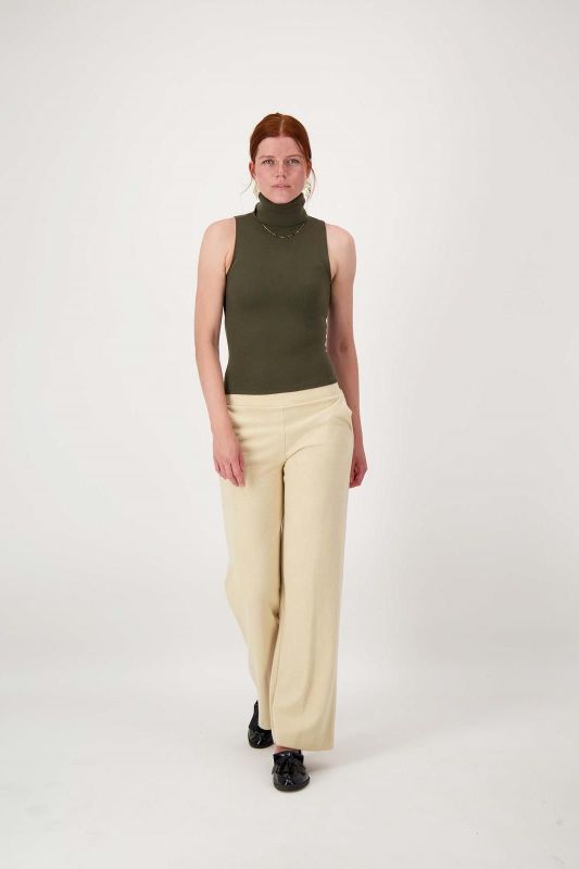 Zusss Visgraat Broek Beige  (0303-087/1016) - MerkenOutlet