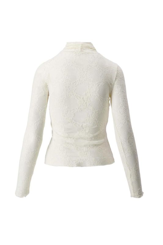 Zusss Kanten Top Met Col Offwhite  (0304-0009/1007) - MerkenOutlet