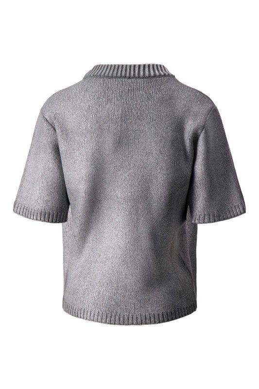 Zusss Korte Mouw Trui Zilver  (0305-0010/0006) - MerkenOutlet