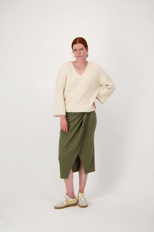 Zusss V-Hals Trui Met Kabel Kit  (0305-071/1024) - MerkenOutlet