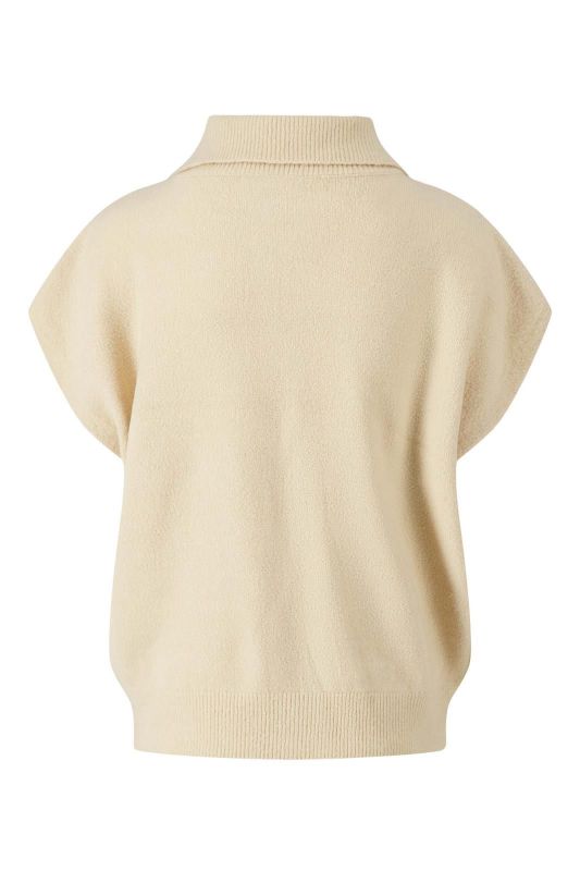Zusss Mouwloos Vestje Met Rits Beige  (0306-0000/1016) - MerkenOutlet