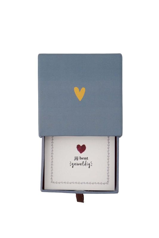 Zusss Armband Hartje In Schuifdoosje 'Leukerd'  (0401-0007/2001) - MerkenOutlet