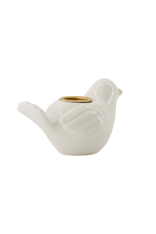 Zusss Kandelaar Vogel Wit  (0502-152/1000) - MerkenOutlet