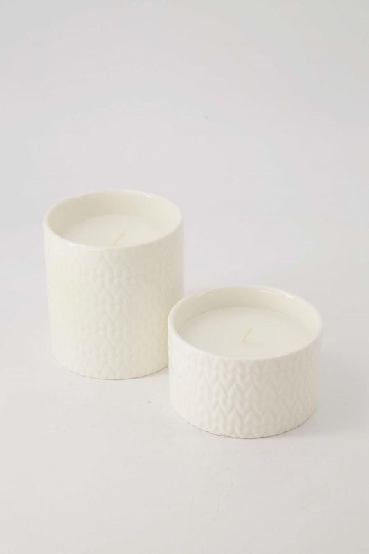 Zusss Geurkaars Keramiek Met Dekseltje Hartje M Wit/Goud  (0503-332/7033) - MerkenOutlet
