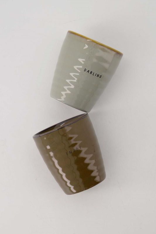 Zusss Koffiemok Bruin 'Enjoy'  (0703-247/1001) - MerkenOutlet