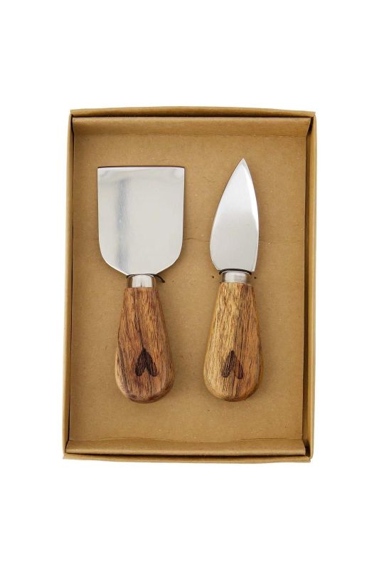 Zusss Set Van 2 Kaasmesjes 'Gezellig Met Jou'  (0705-0005/7225) - MerkenOutlet