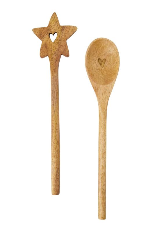 Zusss Lepel Hout Hartje Naturel  (0705-0006/1005) - MerkenOutlet