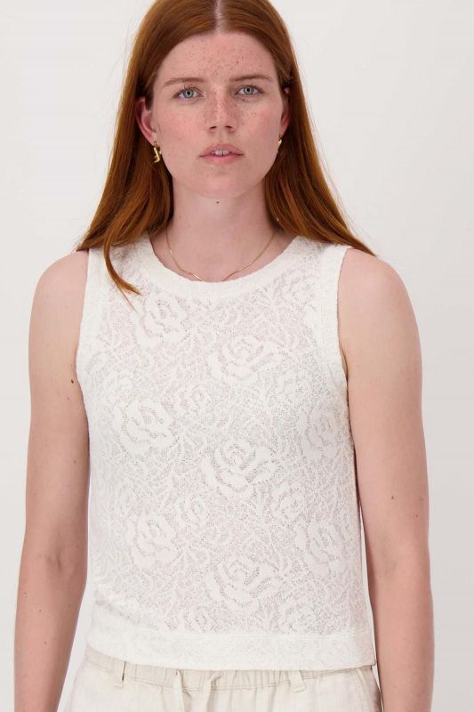 Zusss Singlet Stretch Kant Offwhite  (0304-0056/1007) - MerkenOutlet