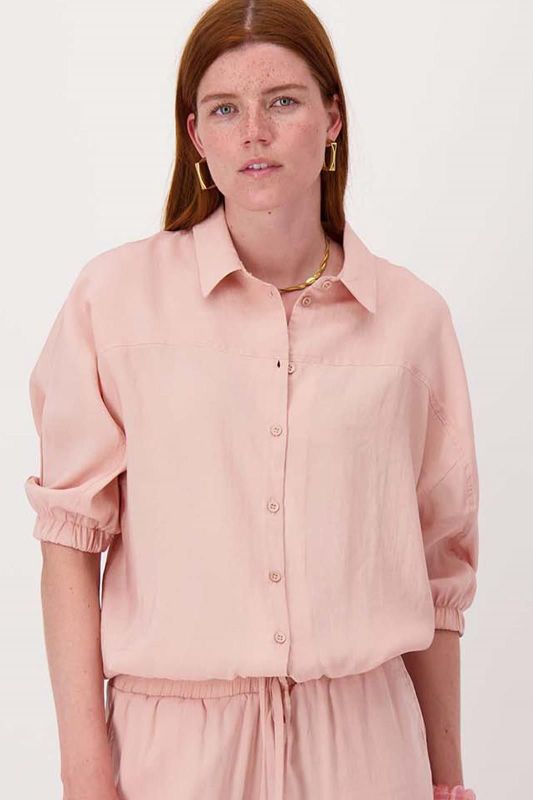 Zusss Modal Blouse Met Tunnel Crispy Pink  (0309-0018/2201) - MerkenOutlet