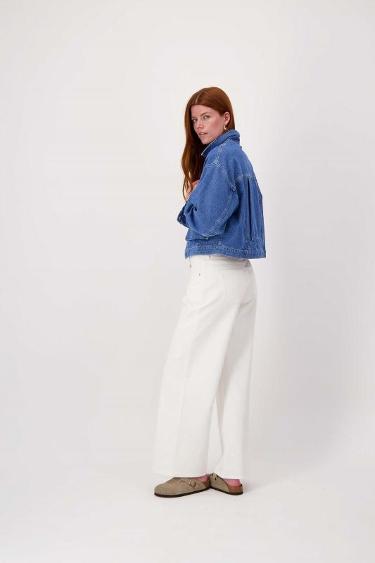 Zusss Boxy Jacket Medium Blue Denim  (0310-0011/2023) - MerkenOutlet